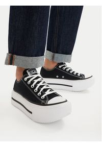 Converse Trampki Chuck Taylor All Star Lift Double Stack Platform A15490C Czarny. Kolor: czarny. Materiał: materiał. Obcas: na platformie #6