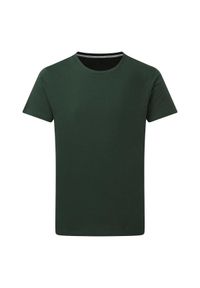 SG - Męska Koszulka Z Doskonałym Nadrukiem. Kolor: zielony. Wzór: nadruk. Sport: turystyka piesza #1