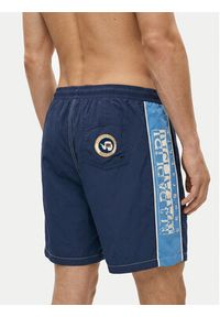Napapijri Szorty kąpielowe V-Reflect NP0A4G6H Granatowy Regular Fit. Kolor: niebieski. Materiał: syntetyk #2