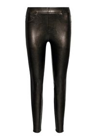 Spanx - SPANX Spodnie skórzane Leather-Like Ankle 20282R Czarny Skinny Fit. Kolor: czarny. Materiał: skóra, wiskoza #3