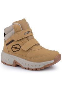 LOTTO - Buty dziecięce sportowe zimowe Lotto EVEDAL MID K. Kolor: brązowy. Sezon: zima. Sport: turystyka piesza #1