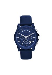 Armani Exchange Zegarek AX1327 Granatowy. Kolor: niebieski