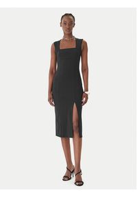 Patrizia Pepe Sukienka koktajlowa 2A3010/JZ26-K103 Czarny Regular Fit. Kolor: czarny. Materiał: syntetyk. Styl: wizytowy #5