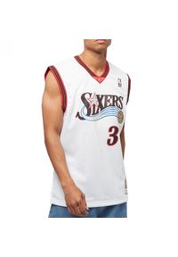 Koszulka do koszykówki męska Mitchell & Ness NBA Swingman Home Jersey 76ERS 00. Kolor: biały. Materiał: jersey. Sport: koszykówka