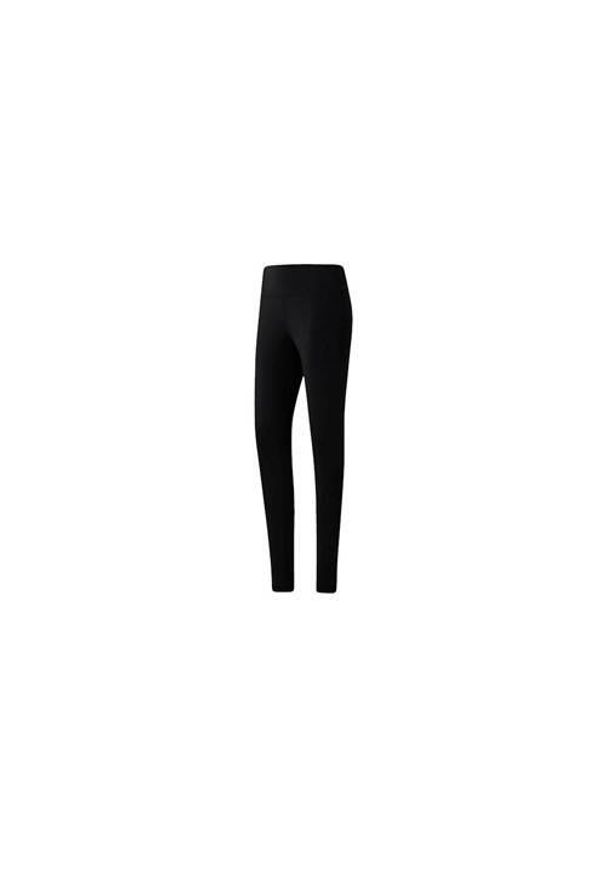 Spodnie sportowe damskie Reebok EL Legging. Kolor: czarny. Materiał: dresówka