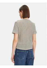 Pieces T-Shirt Manilla 17155073 Écru Loose Fit. Materiał: bawełna #3