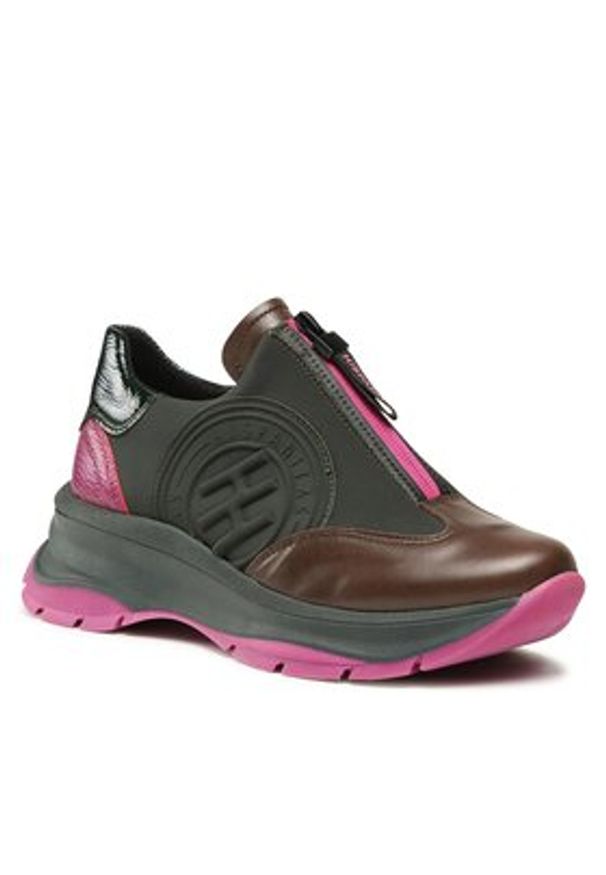 Hispanitas Sneakersy Alaska-I23 CHI233094 Szary. Kolor: szary. Materiał: materiał