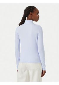 Calvin Klein Jeans Golf LV047D203G Fioletowy jasny Slim Fit. Typ kołnierza: golf. Kolor: fioletowy. Materiał: bawełna #2