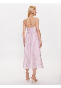 Custommade Sukienka koktajlowa Kornelia 999395467 Różowy Regular Fit. Kolor: różowy. Materiał: syntetyk. Styl: wizytowy #4