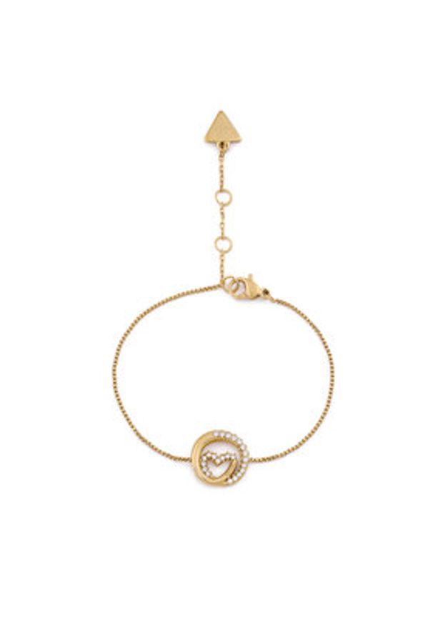 Guess Bransoletka JUBB05 527JW Złoty. Materiał: metalowe. Kolor: złoty