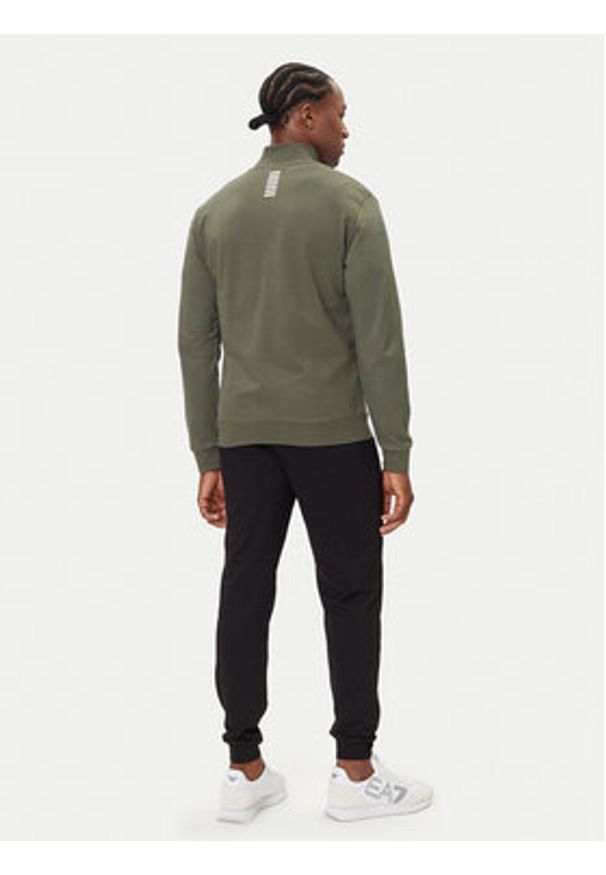 EA7 Emporio Armani Dres 8NPV60 PJVRZ M7059 Zielony Regular Fit. Kolor: zielony. Materiał: bawełna