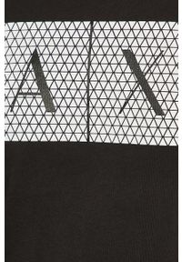 Armani Exchange T-shirt bawełniany 8NZTCK.Z8H4Z.NOS kolor czarny z nadrukiem. Kolor: czarny. Materiał: bawełna. Wzór: nadruk #5