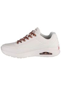 skechers - Buty sportowe Sneakersy męskie, Uno - Dr. Bombay. Zapięcie: sznurówki. Kolor: biały. Materiał: materiał, syntetyk. Szerokość cholewki: normalna. Sport: turystyka piesza