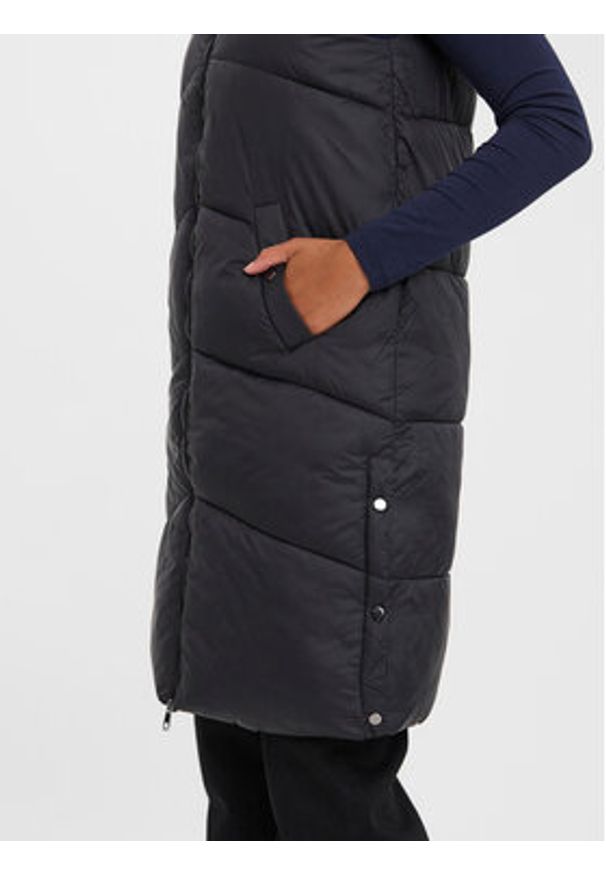 Vero Moda Bezrękawnik Uppsala 10273950 Czarny Regular Fit. Kolor: czarny. Materiał: syntetyk. Długość rękawa: bez rękawów