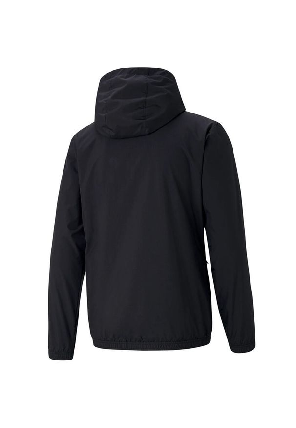 Puma teamRISE All Weather kurtka. Kolor: biały, czarny, wielokolorowy. Materiał: poliester
