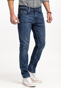 Mustang - MUSTANG VEGAS SLIM MĘSKIE SPODNIE JEANSOWE JEANSY DŻINSY DENIM BLUE 1015045 5000 883