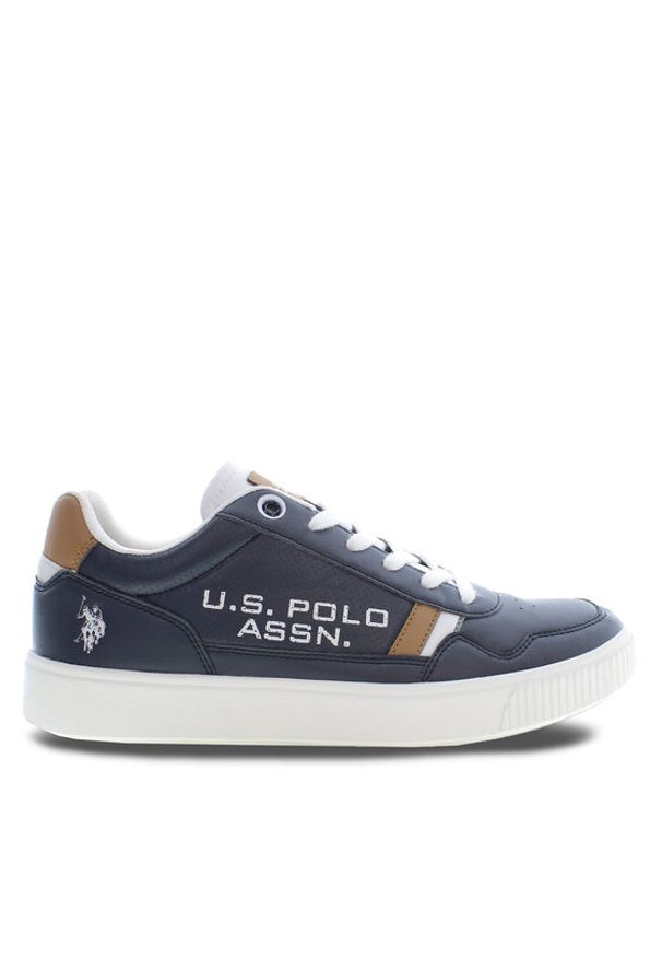 U.S. Polo Assn. Sneakersy Tymes TYMES004 Niebieski. Kolor: niebieski. Materiał: skóra