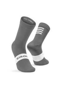 Skarpetki Kolarskie unisex SIROKO S1 Grey Saas. Kolor: szary. Materiał: nylon. Sport: kolarstwo #1