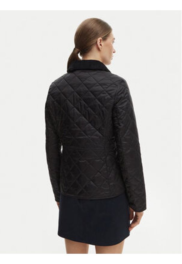 Barbour Kurtka przejściowa Deveron LQU1012BK91 Czarny Regular Fit. Kolor: czarny. Materiał: syntetyk