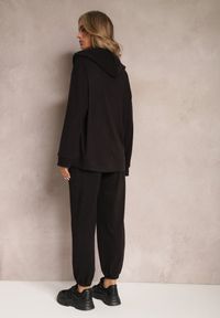 Renee - Czarny Komplet Dresowy z Bluzą i Spodniami Deparisa. Kolor: czarny. Materiał: dresówka #2