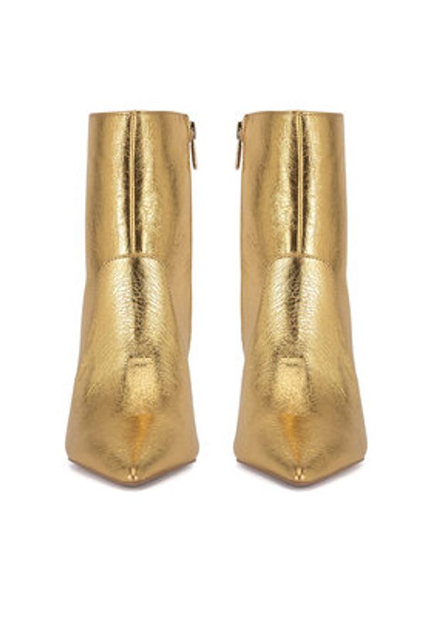 Nine West Botki BYCCC05 Złoty. Kolor: złoty. Materiał: materiał