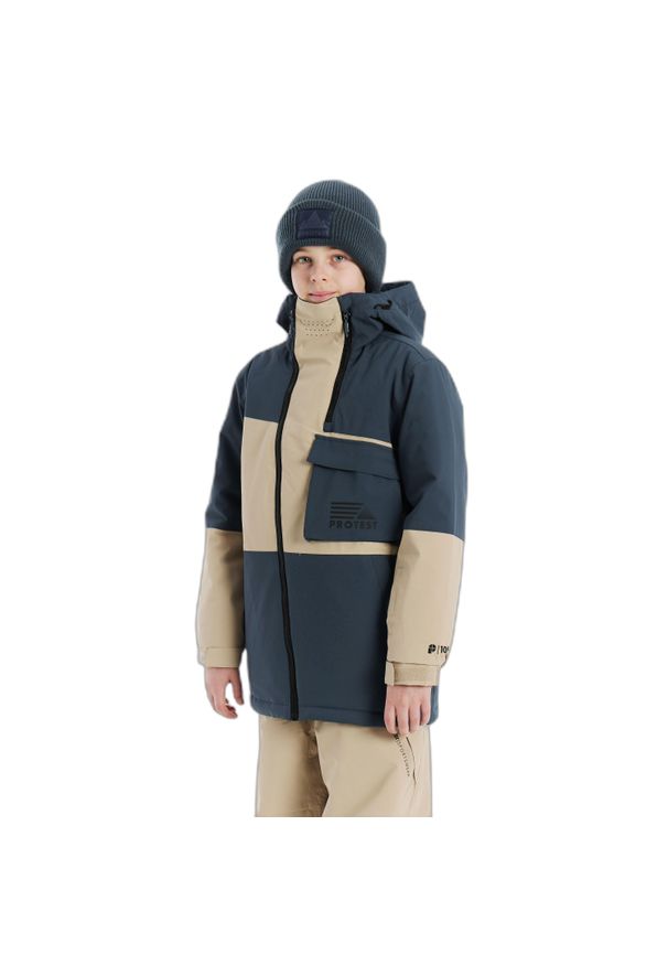 Dziecięca kurtka narciarska Protest Trax. Kolor: niebieski. Sezon: zima. Sport: narciarstwo