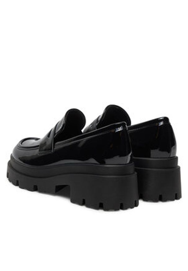 DeeZee Loafersy 8-405-3 Czarny. Kolor: czarny. Materiał: skóra