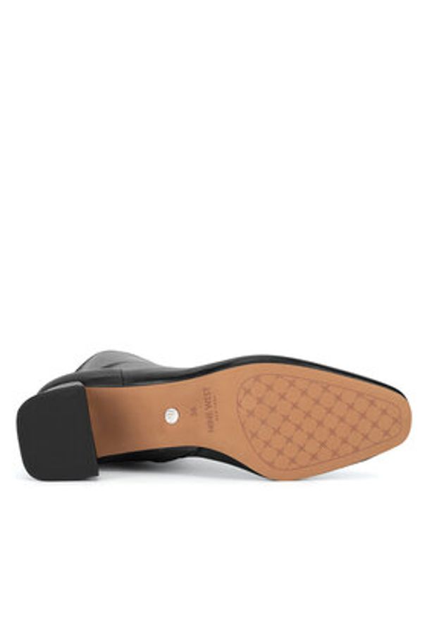 Nine West Botki WFA3426-1 Czarny. Kolor: czarny. Materiał: materiał