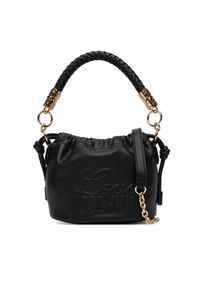 Love Moschino - LOVE MOSCHINO Torebka JC4220PP0OKA0000 Czarny. Kolor: czarny. Materiał: skórzane #1