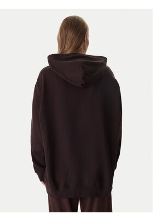 Adidas - adidas Bluza Essentials KC9145 Brązowy Oversize. Kolor: brązowy. Materiał: bawełna