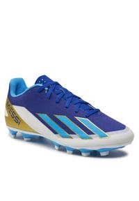 Adidas - adidas Buty do piłki nożnej X Crazyfast Messi Club Flexible Ground Boots ID0724 Granatowy. Kolor: niebieski. Materiał: materiał #4