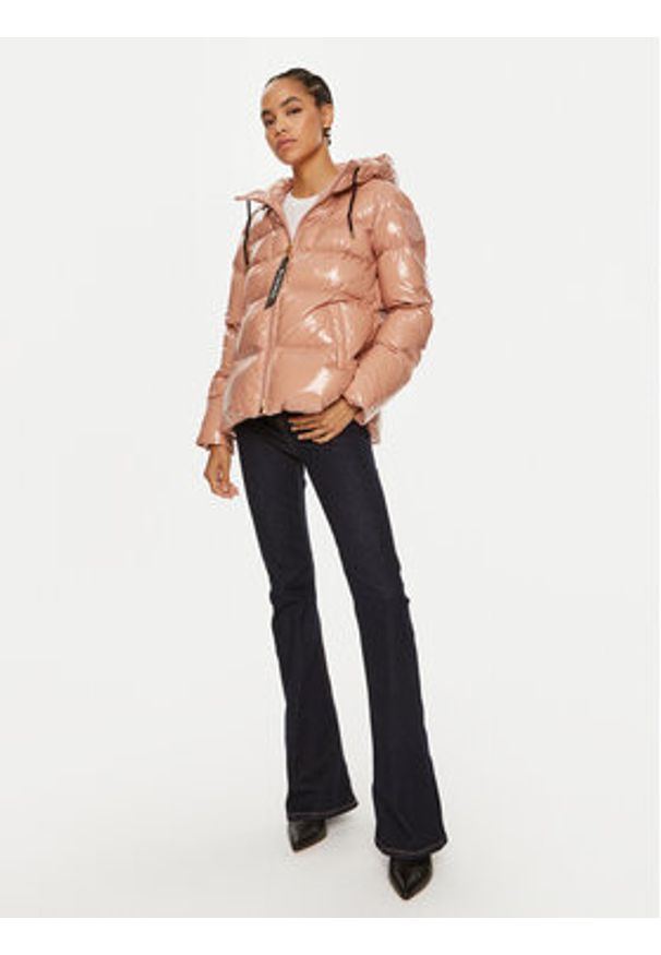 Pinko - PINKO Kurtka zimowa Eleodoro 101597 A11K Beżowy Regular Fit. Kolor: beżowy. Materiał: syntetyk. Sezon: zima