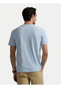 Polo Ralph Lauren T-Shirt 710964511004 Błękitny Regular Fit. Typ kołnierza: polo. Kolor: niebieski. Materiał: bawełna #3