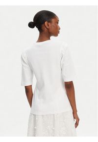 Munthe T-Shirt Parsa 252110025264 Biały Regular Fit. Kolor: biały. Materiał: bawełna #4