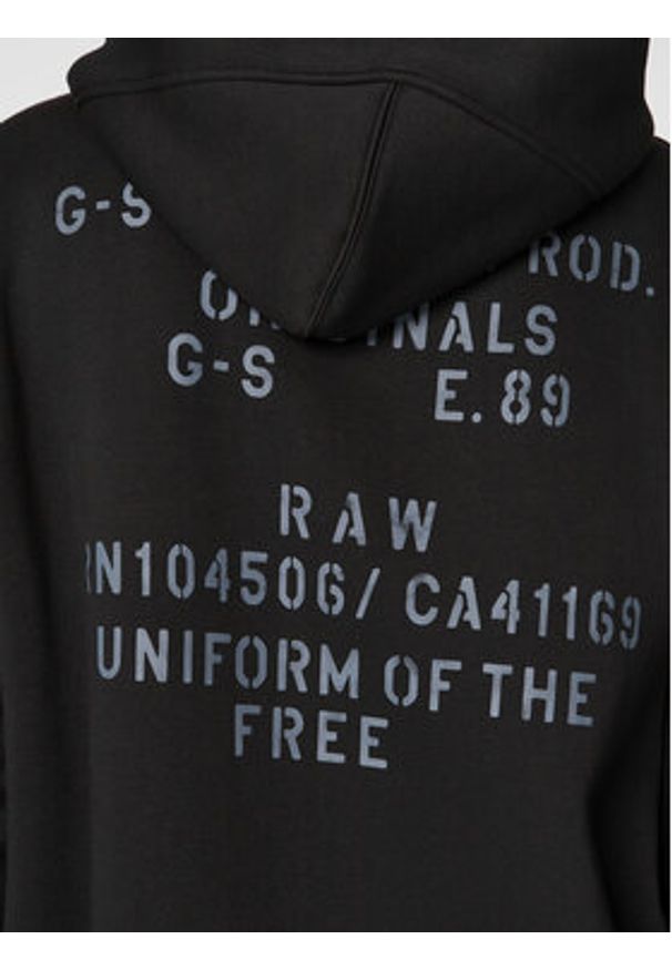 G-Star RAW - G-Star Raw Sukienka dzianinowa Multi D22277-A971-6484 Czarny Loose Fit. Kolor: czarny. Materiał: bawełna, dzianina