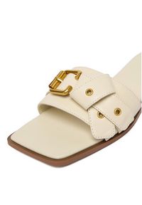 Badura Klapki EO-ANDI-V2230-63 Écru. Materiał: skóra #4