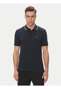 BOSS Polo Parlay 190 50494697 Granatowy Regular Fit. Typ kołnierza: polo. Kolor: niebieski. Materiał: bawełna