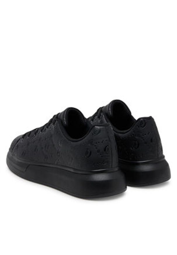 Just Cavalli Sneakersy 78QA3SBE ZSC31 Czarny. Kolor: czarny. Materiał: skóra