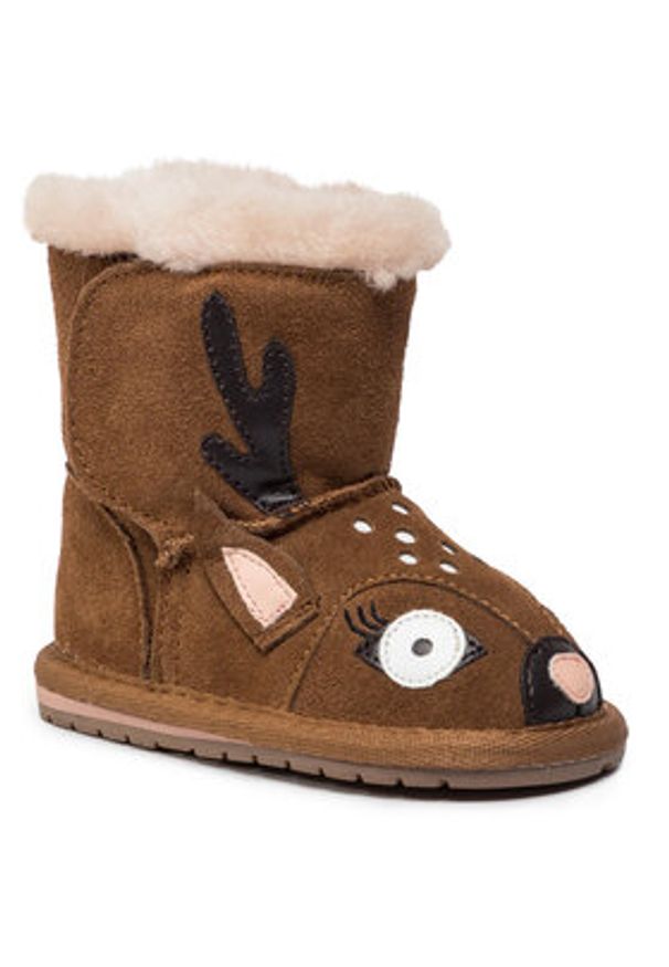 EMU Australia Śniegowce Deer Walker B12077 Brązowy. Kolor: brązowy. Materiał: skóra