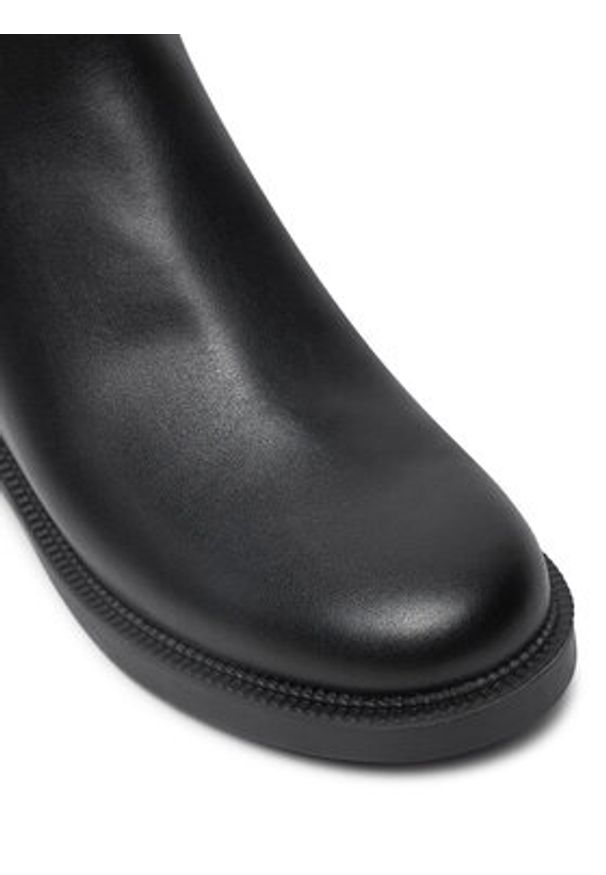 MICHAEL Michael Kors Sztyblety Hazel Chelsea Bootie 40F4HZMEFL Czarny. Kolor: czarny. Materiał: skóra