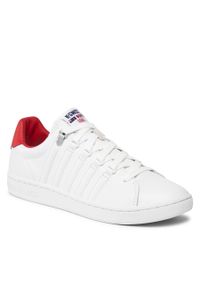 Sneakersy K-Swiss Lozan II 07943-998-M Wht/Wht/Mars Red. Kolor: biały. Materiał: skóra