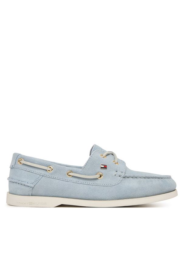 TOMMY HILFIGER - Mokasyny Tommy Hilfiger. Kolor: niebieski