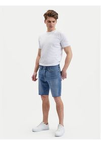GAP - Gap Szorty jeansowe 602502-00 Niebieski Straight Fit. Kolor: niebieski. Materiał: bawełna