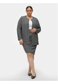 Vero Moda Curve Marynarka Bena 10302003 Czarny Regular Fit. Kolor: czarny. Materiał: syntetyk