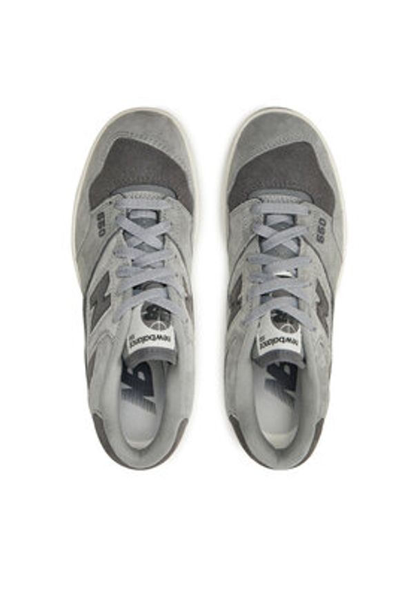 New Balance Sneakersy BBW550RE Szary. Kolor: szary. Materiał: zamsz, skóra