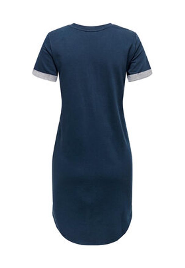 JDY Sukienka codzienna Ivy 15174793 Niebieski Regular Fit. Okazja: na co dzień. Kolor: niebieski. Materiał: bawełna, syntetyk. Typ sukienki: proste. Styl: casual