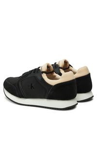 Calvin Klein Jeans Sneakersy Runner Laceup Low Mg Media YW0YW01644 Czarny. Kolor: czarny. Materiał: materiał #5