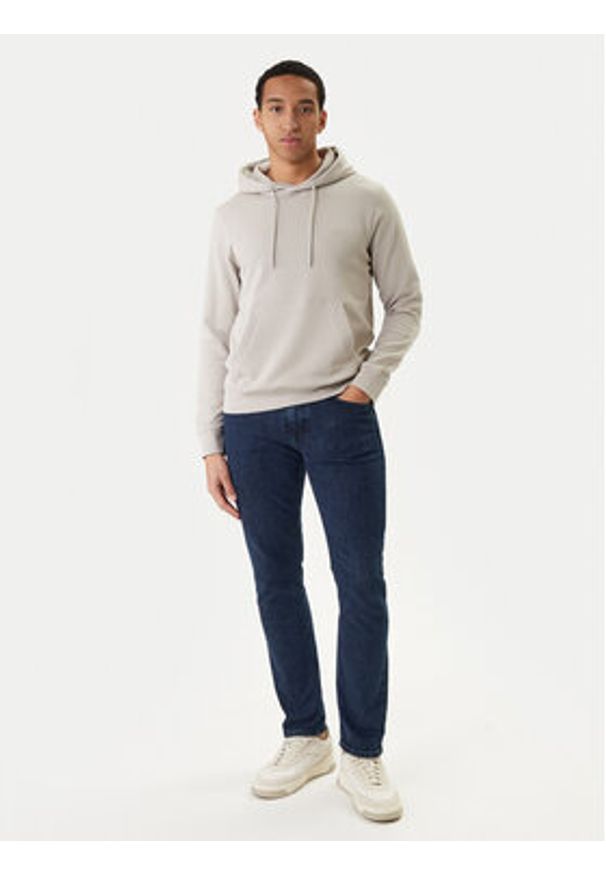 BOSS Bluza Wetalk 50509314 Beżowy Regular Fit. Kolor: beżowy. Materiał: bawełna