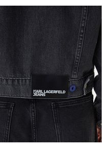 Karl Lagerfeld Jeans Kurtka jeansowa A3W14063 Szary Regular Fit. Kolor: szary. Materiał: bawełna #3