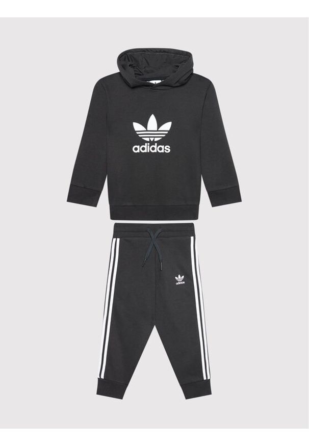 Adidas - adidas Dres adicolor H25218 Czarny Regular Fit. Kolor: czarny. Materiał: bawełna